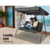Garden Swing Chair Hammock Outdoor Furniture Patio Garden Canopy - Image 3