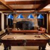 Pool Table Light Blue Shades Matte Pendant w/4x - Image 2