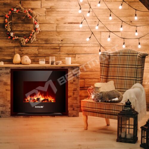 100% Best Deal! MAXKON Electric Fireplace Wall Mounted