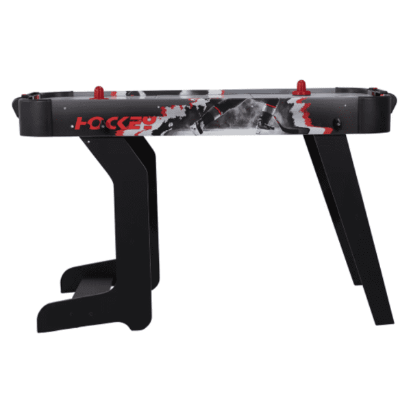 Kids Foldable Air Hockey Table Multicoloured Frame With Standing Legs - Image 2