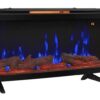 42" Classic Flame Electric Fireplace  Wall Mount Free Stand - Image 3