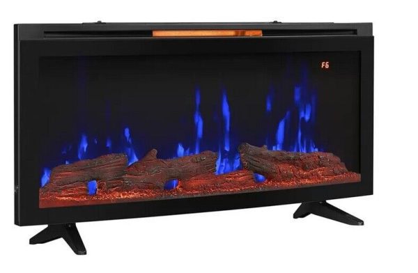 42" Classic Flame Electric Fireplace  Wall Mount Free Stand - Image 3