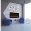 42" Classic Flame Electric Fireplace  Wall Mount Free Stand - Image 6