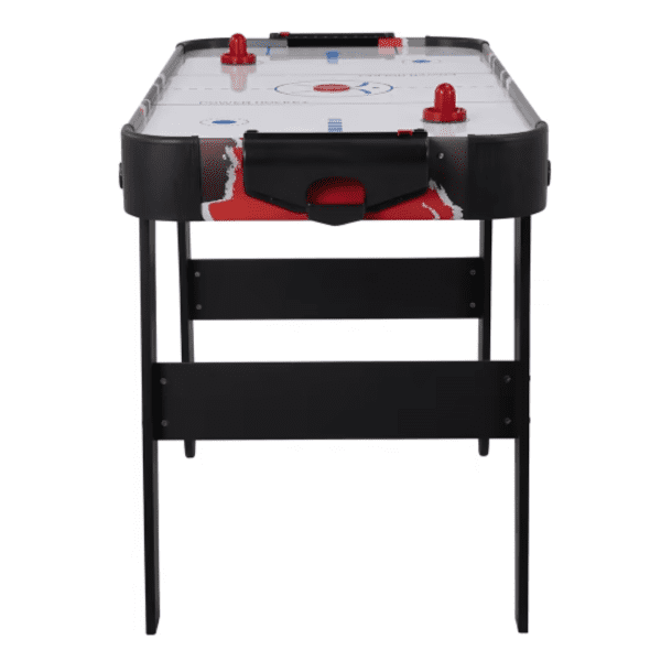 Kids Foldable Air Hockey Table Multicoloured Frame With Standing Legs - Image 4
