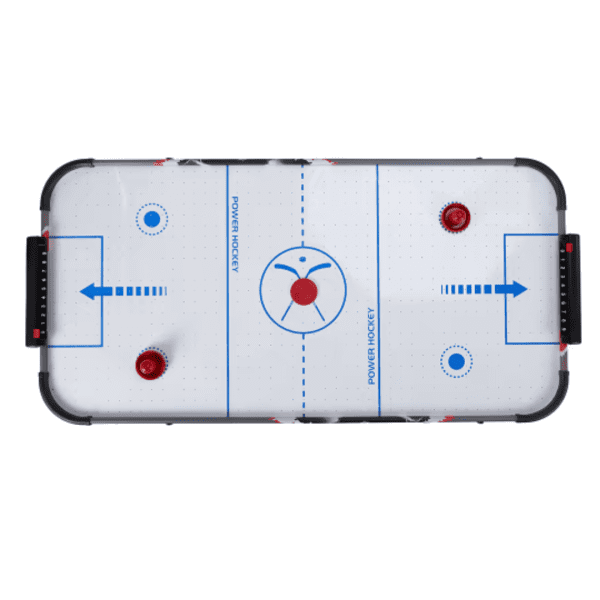 Kids Foldable Air Hockey Table Multicoloured Frame With Standing Legs - Image 5