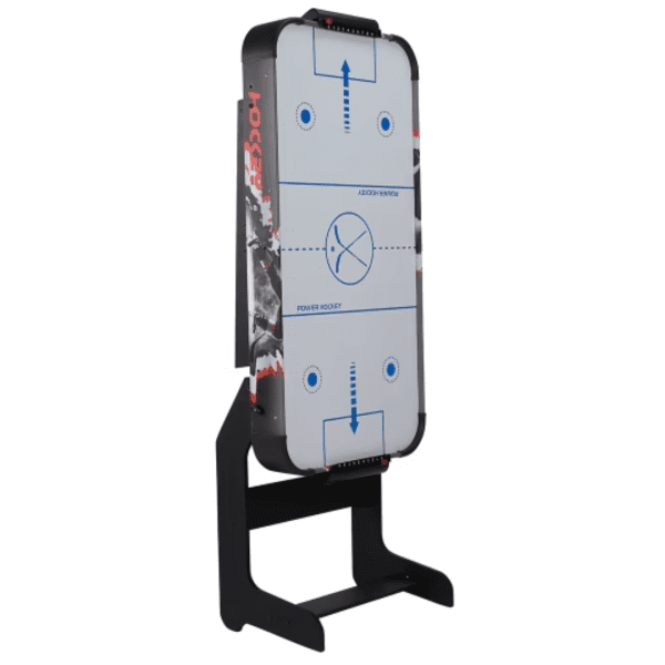 Kids Foldable Air Hockey Table Multicoloured Frame With Standing Legs - Image 6