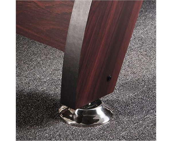 Walnut 8ft Black Pool Table Modern Design - Image 3
