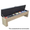P055 7FT MDF 3IN1 Pool Table, Table Tennis, Dining, Vintage Wood Grain - Image 16