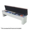 P055 7FT MDF 3IN1 Pool Table, Table Tennis, Dining Table White Frame - Image 14
