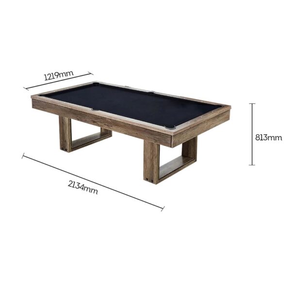 7FT 3 IN 1 Simple Modern Pool Table, Ping-Pong, Dining Top - Image 9