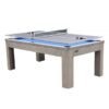 P055 7FT MDF 3IN1 Pool Table, Table Tennis, Dining, Vintage Wood Grain - Image 2