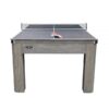 P055 7FT MDF 3IN1 Pool Table, Table Tennis, Dining, Vintage Wood Grain - Image 5