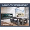 P055 7FT MDF 3IN1 Pool Table, Table Tennis, Dining, Vintage Wood Grain - Image 8