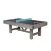 7FT 001 Vintage Wood Grain 3IN1 Pool Table, Table Tennis, Dining Table - Image 3