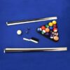 JXY 7FT MDF 3-IN-1 Pool Table, Table Tennis, Dining Table - Black - Image 12