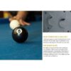 7FT Luxury Slate Pool Table W/ Dining Top Brilliance Design - Image 8