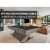 8FT Pool Table Manhattan Slate With Dining Top - Image 5