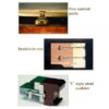 JOY Q8 9FT Chinese Luxury Slate Gold Pool Table Frame - Image 7