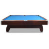 Walnut 7ft Blue Pool Table Modern Design - Image 3