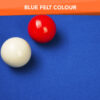 Walnut 7ft Blue Pool Table Modern Design - Image 4