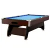 Walnut 7ft Pool Table Modern Design (Black/Blue/Green/Red) - Image 7