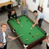 Walnut 7ft Pool Table Modern Design (Black/Blue/Green/Red) - Image 5