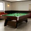 Walnut 7ft Pool Table Modern Design (Black/Blue/Green/Red) - Image 2