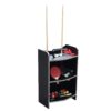 6FT 3-IN-1 Pool Table With Table Tennis & Air Hockey Black Frame - Image 13