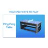 6FT 3-IN-1 Pool Table With Table Tennis & Air Hockey Black Frame - Image 11