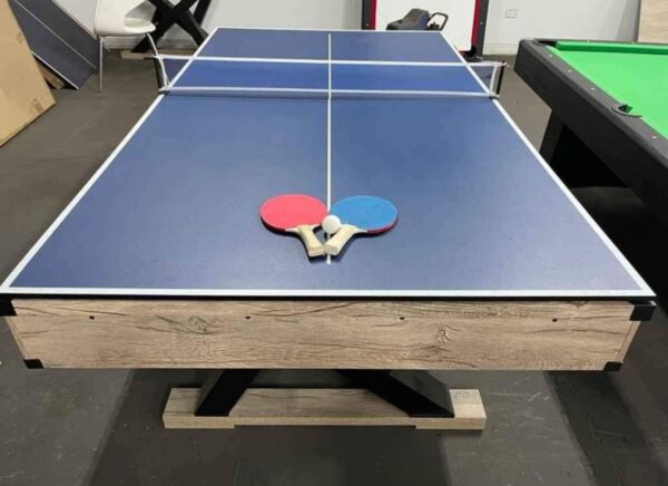 8Ft X-Pro Series Dining Pool Table With Table Tennis (Black Felt) - Image 17