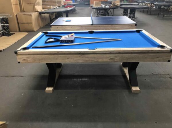 8Ft X-Pro Series Dining Pool Table With Table Tennis (Black Felt) - Image 15