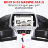NORFLEX Electric Treadmill Home Gym Exercise Fitness Equipment - Image 4
