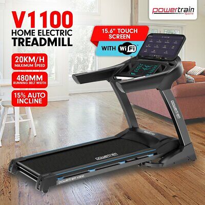 Powertrain V1100 Treadmill with Wifi Touch Screen