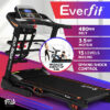 Everfit Treadmill Electric Auto Incline 480mm Belt