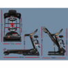 Everfit Treadmill Electric Auto Incline 480mm Belt - Image 11