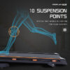 PROFLEX Electric Treadmill w/ Fitness Tracker Home Gym Exercise - Image 3