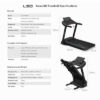 LSG Focus 450mm 4.0HP Belt Electric Auto Incline Treadmill Quiet - Image 9