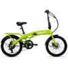 VALK Electric Folding Bike, 20" Foldable Lime Green ebike Shimano - Image 12