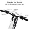 VALK Electric Hybrid Mid-Drive Medium Commuter White ebike 700c - Image 2