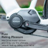 VALK Electric Hybrid Mid-Drive Medium Commuter White ebike 700c - Image 5