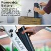 VALK Electric Hybrid Mid-Drive Medium Commuter White ebike 700c - Image 9