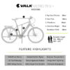 VALK Electric Hybrid E-Bike Mid-Drive Commuter - Image 10