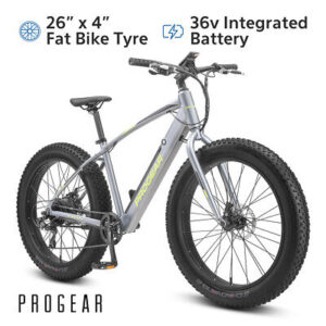2022 Progear E-Blast 26*18" Fat Tyre E-Bike Electric Bike Slate Grey