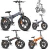 ENGWE 750W Fat Tire 48V 13Ah Folding Electric Bicycle 27mph Beach