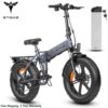ENGWE 750W Fat Tire 48V 13Ah Folding Electric Bicycle 27mph Beach - Image 2