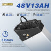 ENGWE 750W Fat Tire 48V 13Ah Folding Electric Bicycle 27mph Beach - Image 7