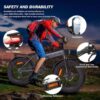 ENGWE 750W Fat Tire 48V 13Ah Folding Electric Bicycle 27mph Beach - Image 10