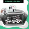 Foldable Electric Scooter With Seat Basket 600W 35km/h Motor 8" Tyres - Image 6