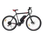 Black 48v 500w Adult Electric Ebike 10ah Lithium Battery 27.5"
