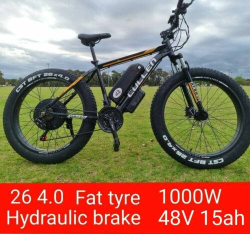FAT TYRE ELECTRIC BIKE 26'' 4.0 1000W 48V 15AH EBIKE Hydraulic brake